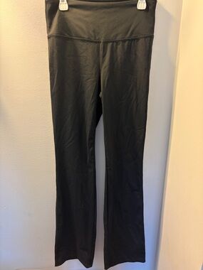 Danskin Black Flare Athletic Leggings with Logo